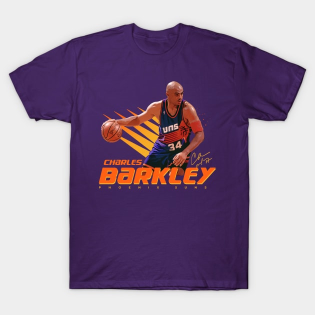 Charles barkley phoenix suns t shirt discount